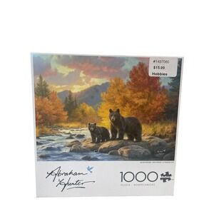 Buffalo Games Jigsaw Puzzle 1000pc Multicolor Abraham Hunter Golden Crossing
